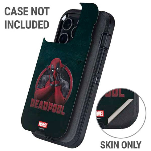 Marvel Deadpool Legacy Surprised Deadpool Otterbox Defender iPhone Skin