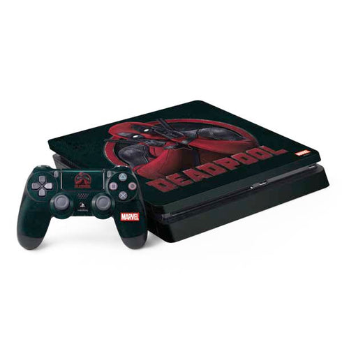Marvel Deadpool Legacy Surprised Deadpool PS4 Slim Bundle Skin