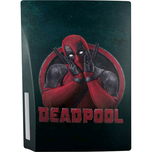 Marvel Deadpool Legacy Surprised Deadpool PS5 Console Skin