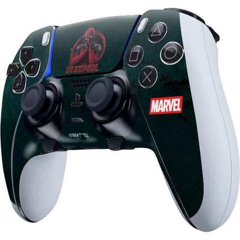 Marvel Deadpool Legacy Surprised Deadpool PS5 DualSense Edge Pro Controller Skin