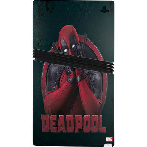 Marvel Deadpool Legacy Surprised Deadpool PS5 Pro Bundle Skin