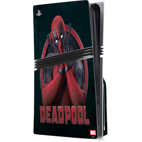 Marvel Deadpool Legacy Surprised Deadpool PlayStation PS5 Skins