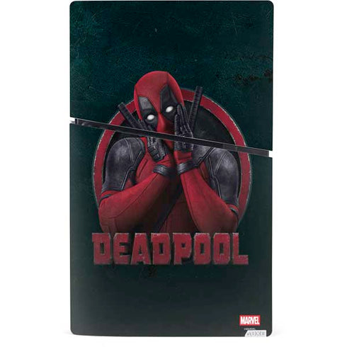 Marvel Deadpool Legacy Surprised Deadpool PS5 Slim Digital Edition Bundle Skin