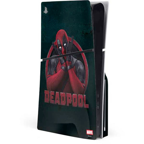 Marvel Deadpool Legacy Surprised Deadpool PlayStation PS5 Skins