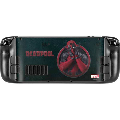 Marvel Deadpool Legacy Surprised Deadpool Steam Deck Handheld Gaming Computer OLED Skin