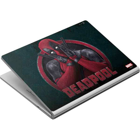 Marvel Deadpool Legacy Surprised Deadpool Surface Book Skin