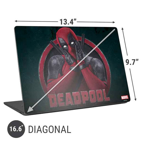 Marvel Deadpool Legacy Surprised Deadpool Universal Laptop 16.6in (13.4 x 9.7in) Skin