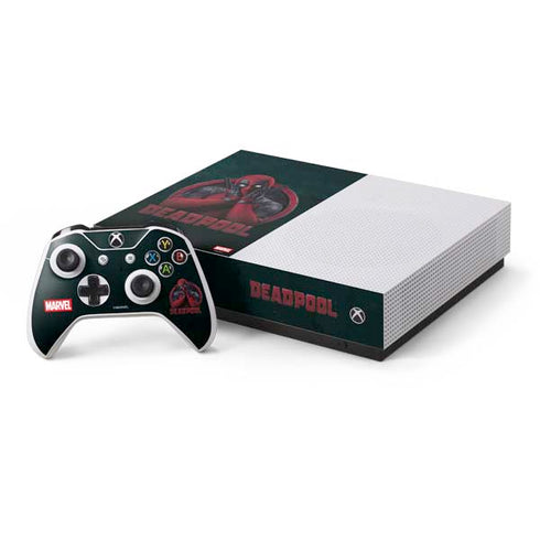 Marvel Deadpool Legacy Surprised Deadpool Xbox One S All-Digital Edition Bundle Skin