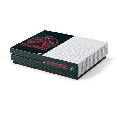 Marvel Deadpool Legacy Surprised Deadpool Xbox One S Console Skin