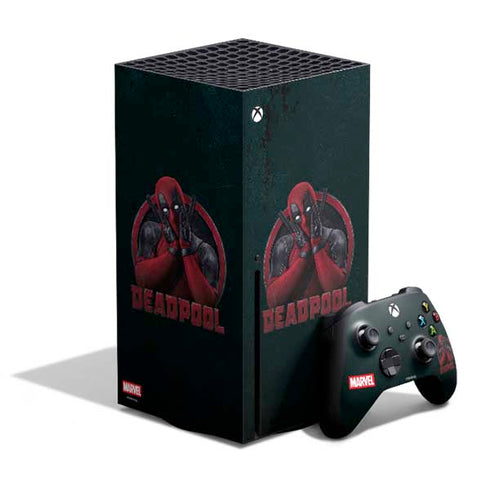 Marvel Deadpool Legacy Surprised Deadpool Xbox Series X Bundle Skin