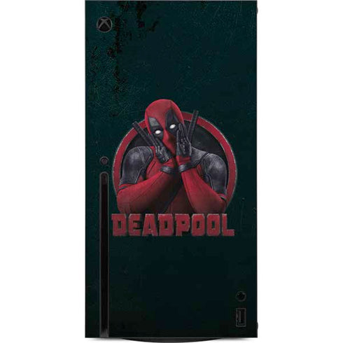 Marvel Deadpool Legacy Surprised Deadpool Xbox Series X Console Skin