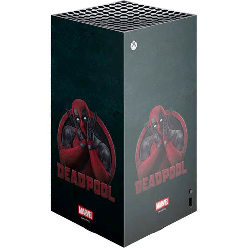 Marvel Deadpool Legacy Surprised Deadpool XBox Series X Digital Edition Console Skin