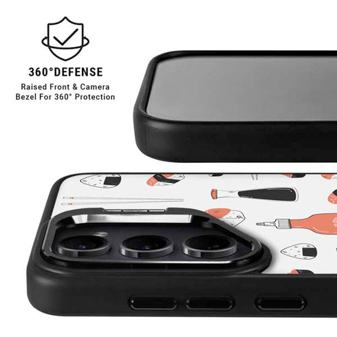 Sushi Foodie Galaxy S25 Kickstand Case