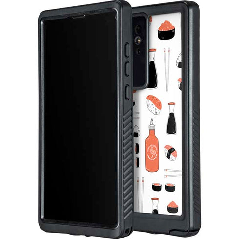 Sushi Foodie Galaxy S24 Ultra Waterproof Case