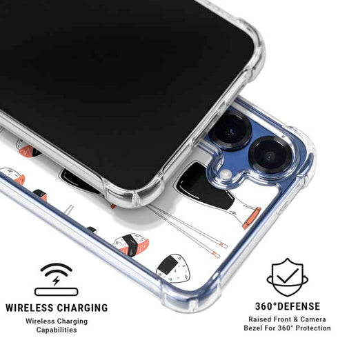 Sushi Foodie Galaxy S25 Plus Clear Case