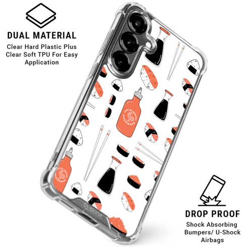 Sushi Foodie Galaxy S26 Plus Clear Case