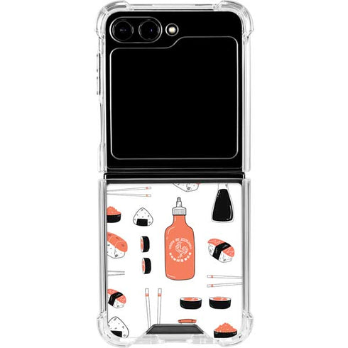 Sushi Foodie Galaxy Z Flip6 Clear Case