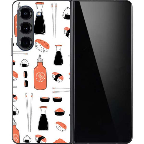 Sushi Foodie Galaxy Z Fold5 5G Skin
