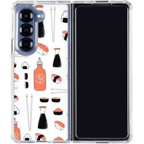 Sushi Foodie Galaxy Z Fold6 Clear Case
