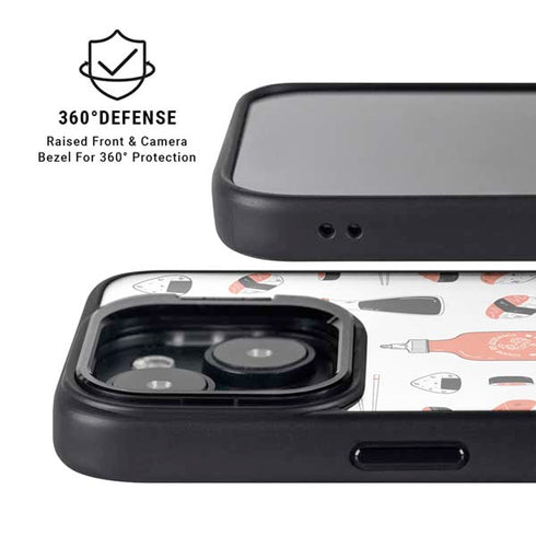 Sushi Foodie iPhone 15 Kickstand Case