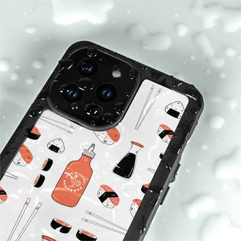 Sushi Foodie iPhone 15 Pro Waterproof Case