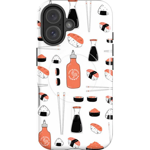 Sushi Foodie iPhone 16 Magsafe Impact Case