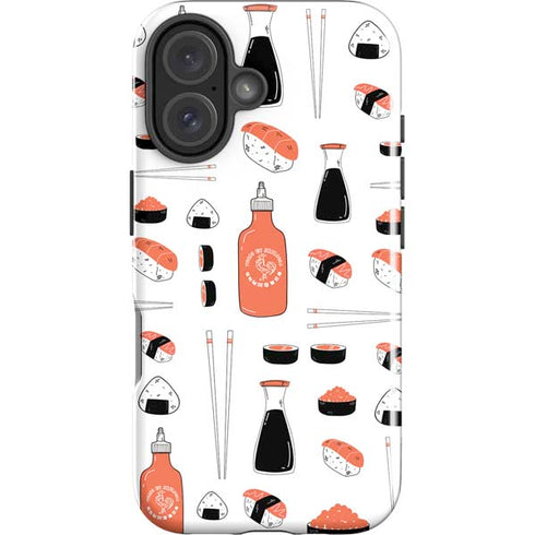 Sushi Foodie iPhone 16 Plus Impact Case
