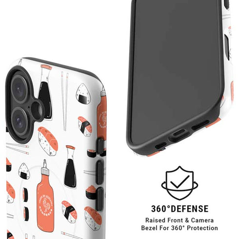 Sushi Foodie iPhone 16 Plus Magsafe Impact Case