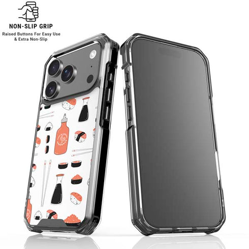 Sushi Foodie iPhone 18 Pro Clear Case
