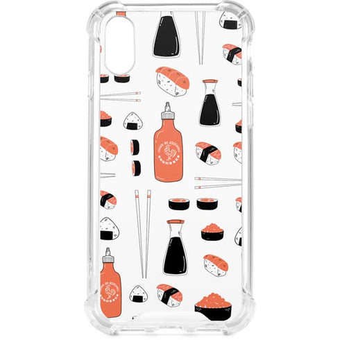 Sushi Foodie iPhone XS Clear Case