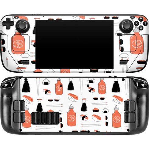 Sushi Foodie Steam Deck Handheld Gaming Computer OLED Skin