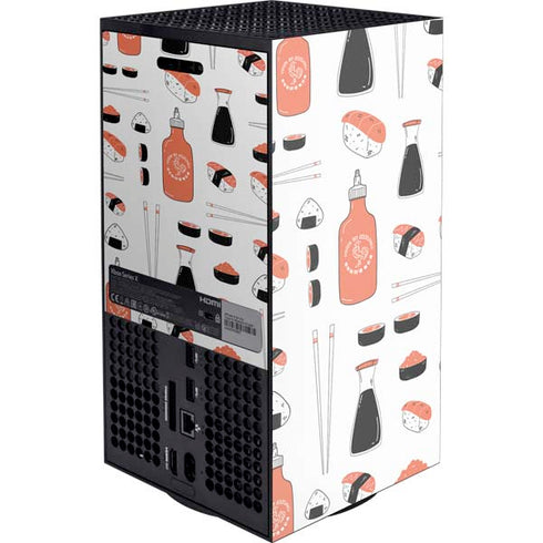 Sushi Foodie XBox Series X Digital Edition Console Skin