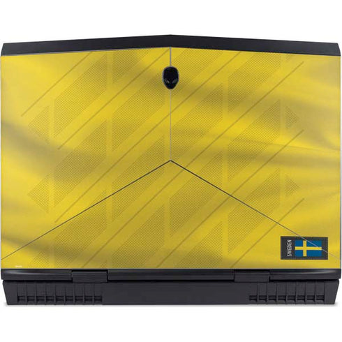 Sweden Soccer Flag Dell Alienware Skin