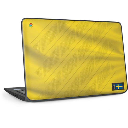 Sweden Soccer Flag HP Chromebook Skin