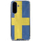 Sweden Flag Distressed Galaxy A36 5G Clear Case