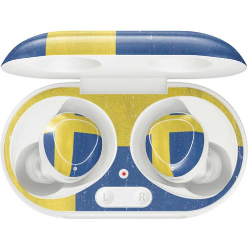 Sweden Flag Distressed Galaxy Buds Plus Skin
