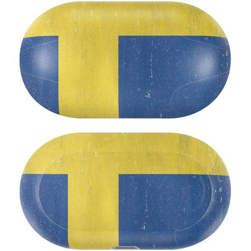 Sweden Flag Distressed Galaxy Buds Plus Skin