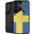 Sweden Flag Distressed Galaxy S24 FE Kickstand Case