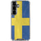 Sweden Flag Distressed Galaxy S26 Clear Case