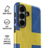 Sweden Flag Distressed Galaxy S26 Plus Impact Case