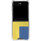 Sweden Flag Distressed Galaxy Z Flip6 Clear Case
