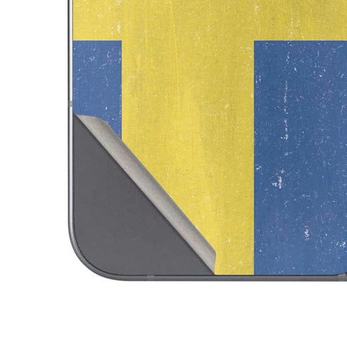Sweden Flag Distressed Google Pixel 9 Pro Fold Skin