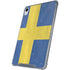 Sweden Flag Distressed iPad 11th Gen (2025) Clear Case