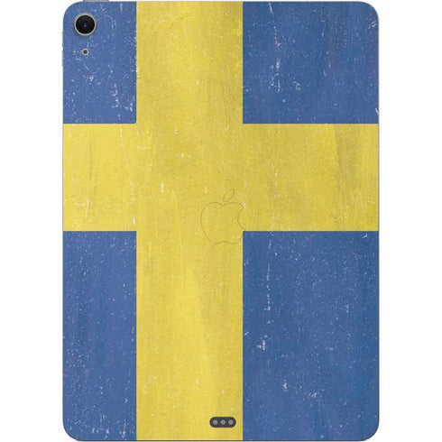 Sweden Flag Distressed Apple iPad Air Skin