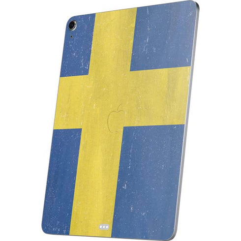 Sweden Flag Distressed Apple iPad Air Skin