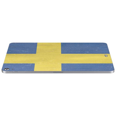 Sweden Flag Distressed Apple iPad Air Skin