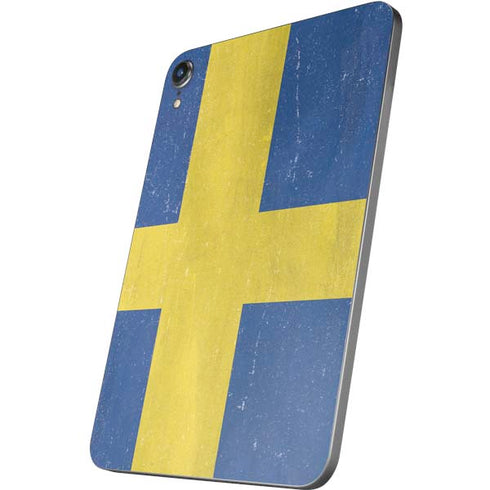 Sweden Flag Distressed Apple iPad Mini Skin