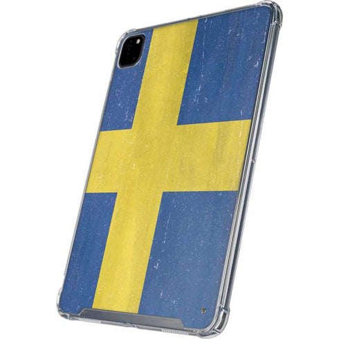 Sweden Flag Distressed iPad Cases