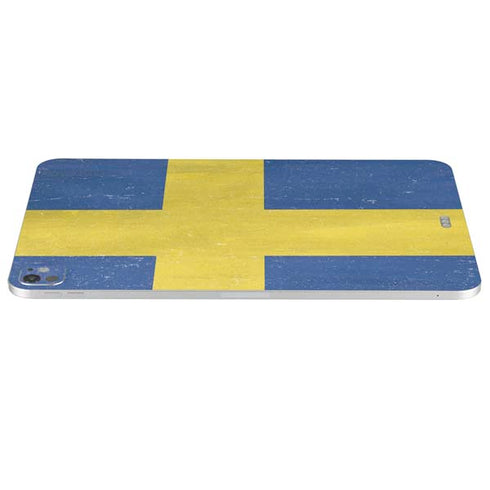 Sweden Flag Distressed iPad Pro 13in M4 (2024) Skin