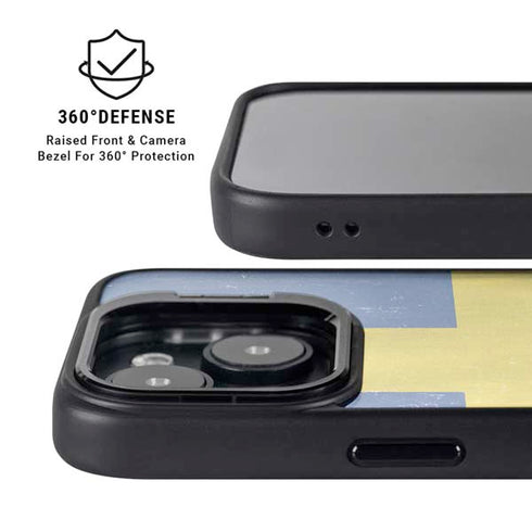 Sweden Flag Distressed iPhone 13 Kickstand Case